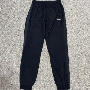 Adidas Black Windbreaker Joggers